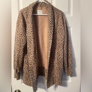 Cheetah Print Cardigan
